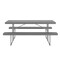 Flash Furniture Insta-Fold 6 Foot Granite Gray Indoor-Outdoor Picnic Table - Commercial Grade Foldable Steel Frame RB-EBB-3072FD-MND-GY-GG - alternate 7