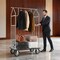 Vevor Hotel Luggage Cart 800 LBS Brushed Stainless Steel Finish Bellman's Cart X-126 - alternate 6