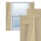 Ekena Millwork True Fit PVC, Two Board Joined Board-n-Batten Shutters w/Z-Bar, Natural Twine , 10 3/4W x 44H, PR TFP102BBF11X044NT - alternate 1