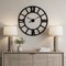 Homeroots 30" Black Iron Analog Round Wall Clock 609406 - alternate 5