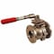 American Valve CF8M Stainless Steel Flanged -Raised Face - Full Port Ball Valve 150# 4001 4'' - alternate 2