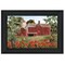 Homeroots Summer Days 1 Black Framed Print Wall Art 406293 - alternate 1