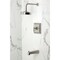 Kingston Brass Single-Handle Pressure Balanced Tub and Shower Faucet, Brushed Nickel KB5898CML - alternate 5