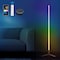 Jonathan Y Potts 60.5" Modern Contemporary Aluminum/Iron Integrated LED Post Floor Lamp, Black JYL7126A - alternate 10