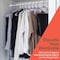 Campior Purple Plastic Hangers, Heavy-Duty Plastic Hangers Slim and Space-Saving Hangers, 5PK CMPPLH5PU - alternate 8
