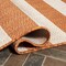 Jonathan Y Negril Two-Tone Wide Stripe Orange/Beige 3 ft. x 5 ft. Indoor/Outdoor Area Rug SMB203A-3 - alternate 7