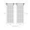 Sartodoors Sturdy Double Barn Door with, Felicia 3599 White Silk with Clear Glass, 13FT Rail Hangers Heavy Se FELICIA3599DB-S-BEM-64 x 80(2*32x80) - alternate 6