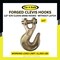 Tie 4 Safe G70 1/2'' Clevis Grab Hooks Tow Chain Hook Flatbed Truck Trailer Tie Down, 2PK FH406-12-2 - alternate 4