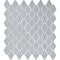 Daltile Starcastle 1.5'' Elongated Hexagon Glass Wall Mosaic, 15PK SC77ELHEXMSMT - alternate 6
