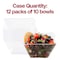 Smarty Had A Party 14 oz. Clear Wave Plastic Soup Bowls (120 Bowls), 120PK 7921-CASE - alternate 11