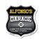 Signmission Alfonso's Garage I Can Fix Everything But Stupid, 6 Inch X 6 Inch, Plastic Sign SHI-P-6-490-ALFONSO - alternate 1