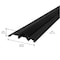 M-D Building Products 3-3/4 in. x 3/4 in. x 36 in. Black Aluminum and Vinyl Heavy-Duty Low-Profile Threshold 11821 - alternate 6