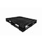 Risu Full Perimeter Bottom Deck Lightweight Stackable, Rackable Plastic Pallet, 40in W x 48in L x 5.9in H RS 150 - alternate 1