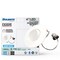 Bulbrite 9w 60w Equivelant 4 in. Downlight w/Gimball LED Light Bulb Medium Base (E26) White Round 3000K, 4PK 861497 - alternate 12