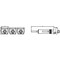 Siemens rear connection stud flat 3 units accessory for: 3VA13/14 3VA23/24 3VA9403-0QE00 - alternate 3