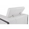 Homeroots 75in White And Black Italian Leather Loveseat 477564 - alternate 7