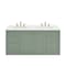 James Martin Vanities Chicago 60 in. Double Vanity, Smokey Celadon, w/ 3 CM White Zeus Silestone Top 503-V60D-SC-3WZ - alternate 5
