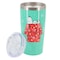 Peanuts Snoopy Light Joy 20 Ounce Stainless Steel Travel Tumbler with Clear Lid in Mint Green 141824.01 - alternate 4