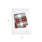 Homeroots 55" X 70" Black Red And White Plaid Cotton Blend Plush Throw Blanket with Fringe 702223 - alternate 5