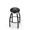 Holland Bar Stool Co U.S. Space Force 36in Swivel Bar Stool with a Black Wrinkle and Chrome Finish L8B2C - alternate 1