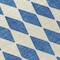 Homeroots 8' Navy Blue And Ivory Round Geometric Washable Indoor Outdoor Area Rug 577069 - alternate 8