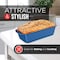 Bakken- Swiss Blue Marble Nonstick Loaf Pan, 11in Carbon Steel, Oven Safe to 450 DegF, Dishwasher Safe BKLOAFBLU1 - alternate 7