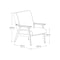 Osp Home Furnishings Davis Chair, Klein Otter DVS51-K12 - alternate 5