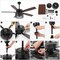 Jonathan Y Max 52" 3-Light Farmhouse Industrial Iron/Wood Mobile-App/Remote-Controlled LED Ceiling Fan, Black/Da JYL9721A - alternate 15