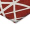 Homeroots 3' X 5' Red And Ivory Geometric Washable Indoor Outdoor Area Rug 600486 - alternate 7