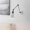 Jonathan Y Rover 7" Classic Industrial Metal Adjustable Arm LED Wall Sconce, White/Oil Rubbed Bronze JYL7462C - alternate 8