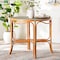 Bali & Pari Mattie Natural Rattan Dining Table, Green 269-14771-ZORO - alternate 7