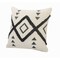 Homeroots Set of Two 20" Natural And Black Geometric Cotton Throw Pillows with Texture, 2PK 588361 - alternate 5