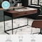 Martha Stewart 19.75 in. D X 47.25 in. W X Engineered Wood, Steel, Walnut Top/Oil Rubbed Bronze Frame ZG-ZP-028-BR-BK-MS - alternate 10