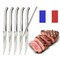 Classic Cuisine Laguiole Steak Knives Set of 6 Premium Food-Grade Stainless Steel Micro-Tooth Serrated Knives GW72A02-01 - alternate 9