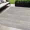 Homeroots 5' X 7' Gray And Beige Abstract Indoor Outdoor Area Rug 545517 - alternate 1