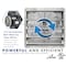 Iliving Silver 3368 CFM 20 in. Wall-Mounted Electric Powered Variable Speed Shutter Exhaust Fan ILG8SF20V - alternate 5