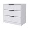 Homeroots 28" White Three Drawer Dresser 544002 - alternate 8