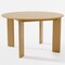 Homeroots 51" Beige Solid Wood Round Top Dining Table 712182 - alternate 6