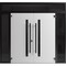 Vdomdoors Front Exterior Prehung Aluminum Double Doors Ronex0144 Grey 2 Sidelights and Top Transom Mirrored RONEX0144DEXD-GRE-W14+72+14xH96+12-RH-O - alternate 1