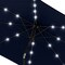 Pure Garden Patio Umbrella w/ Lights 10 ft Outdoor Sun Shade Canopy w/ 32 Solar LEDs UV 30+ Protection 50-LG1425 - alternate 8
