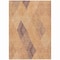 Homeroots 10' X 14' Orange Peach And Ruby Red Argyle Washable Indoor Outdoor Area Rug 613722 - alternate 9