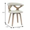 Leisuremod Klyne Swivel Leather Dining Chair with Poplar Wood Frame, 2PK KCWW-22LGR2 - alternate 10