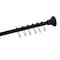 Kingston Brass 38"-60" Stainless Steel Adjustable Shower Curtain Rod with Rings, Matte Black SCC2810 - alternate 1
