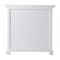 Homeroots Classic White Large Nightstand With Shelves 397624 - alternate 9