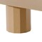 Homeroots 86" Natural Wood Double Pedestal Base Oval Dining Table 720682 - alternate 5