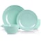 Martha Stewart 12 Piece Melamine Dinnerware Set in Blue 130979.12 - alternate 9