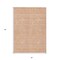 Homeroots 5' X 8' Peach And Ivory Floral Washable Indoor Outdoor Area Rug 582363 - alternate 7