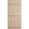 Ekena Millwork Rustic Four Board Joined Board-n-Batten Pecky Cypress Faux Wood Shutters, 22"W x 76"H SHUBJS22X76PCPR - alternate 17
