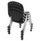 Regency Rico Classroom Training Mobile Stack Chair Armless - Black, 4PK K305-BK-4PK - alternate 6
