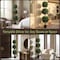 Pure Garden Artificial Tree 5FT Faux Hedyotis Topiary Ball Plant in Weighted Pot Fake Plants for IndoorDisplay 50-10007 - alternate 6